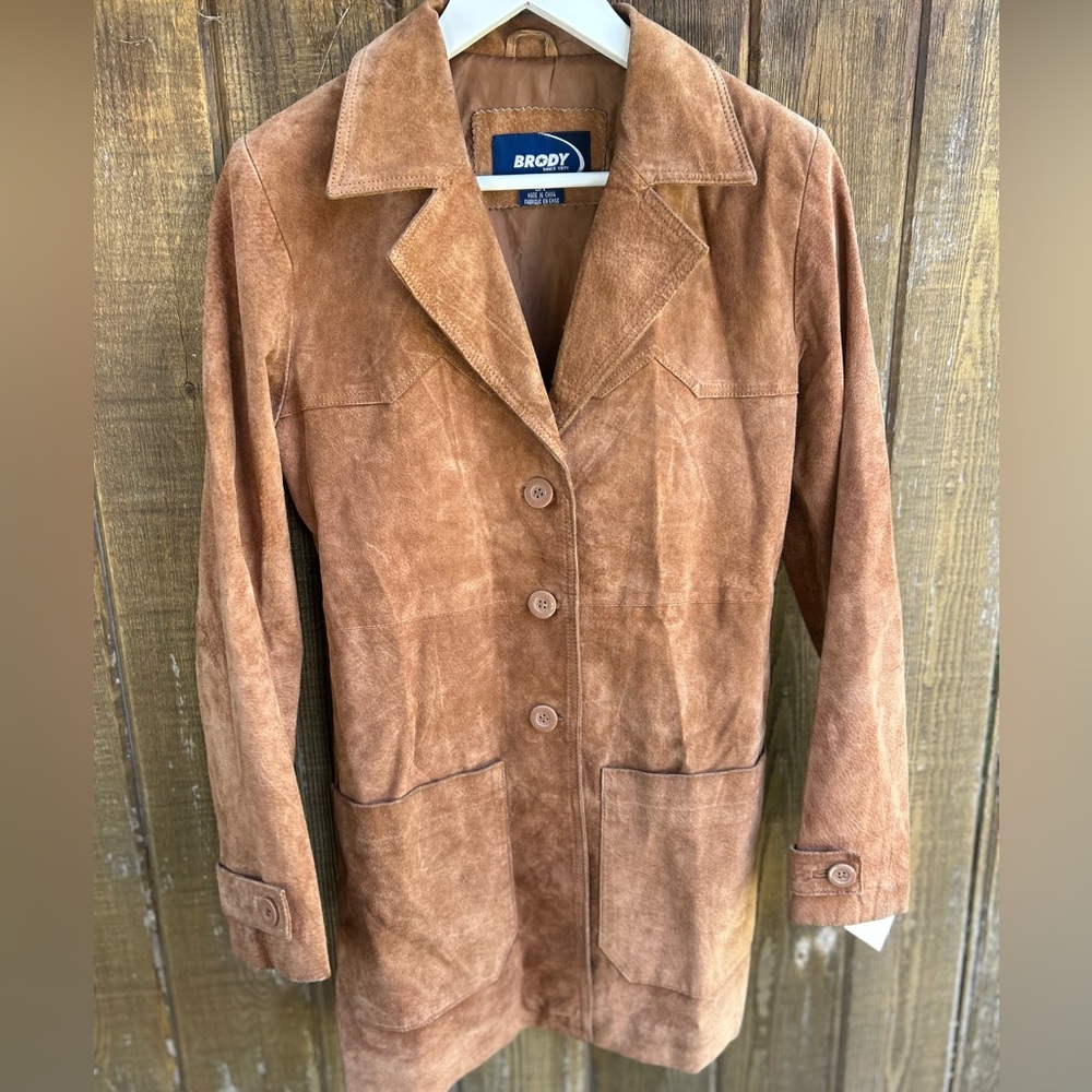 Vintage Y2K Brody Jeans Suede Jacket